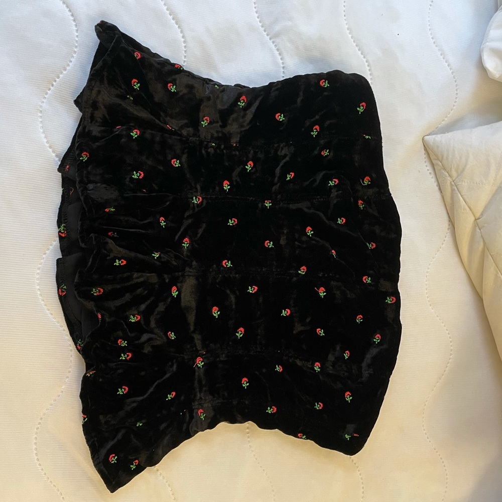 free people velvet tube top